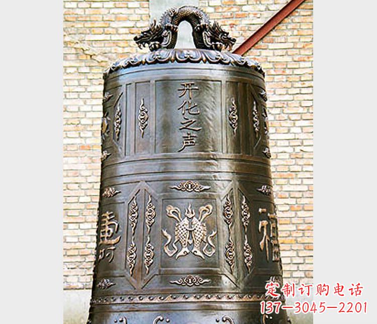 甘肃金光寺景观铜钟—让你的家园完美演绎传统韵味