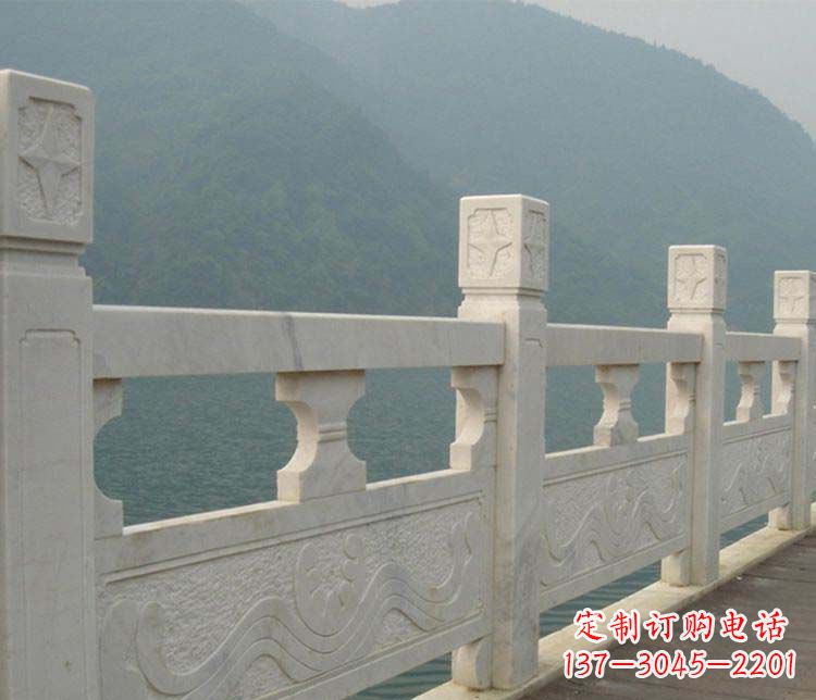 甘肃景区大理石栏板石雕 (2)