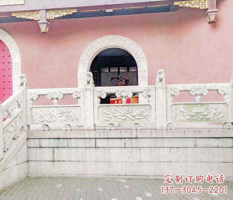 甘肃景区大理石栏板石雕 (3)