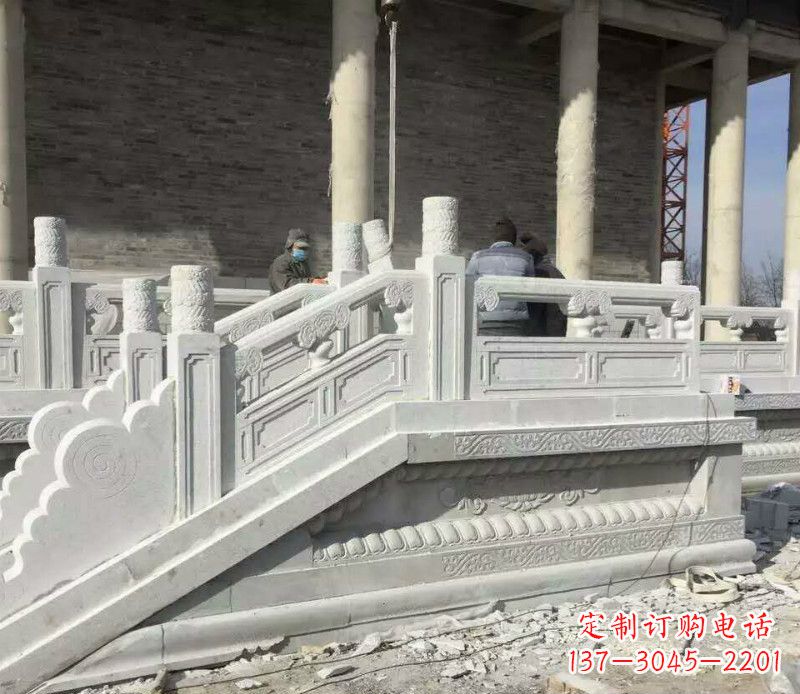甘肃景区大理石栏板石雕 (10)