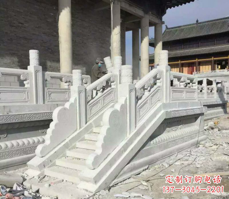 甘肃景区大理石栏板石雕 (11)