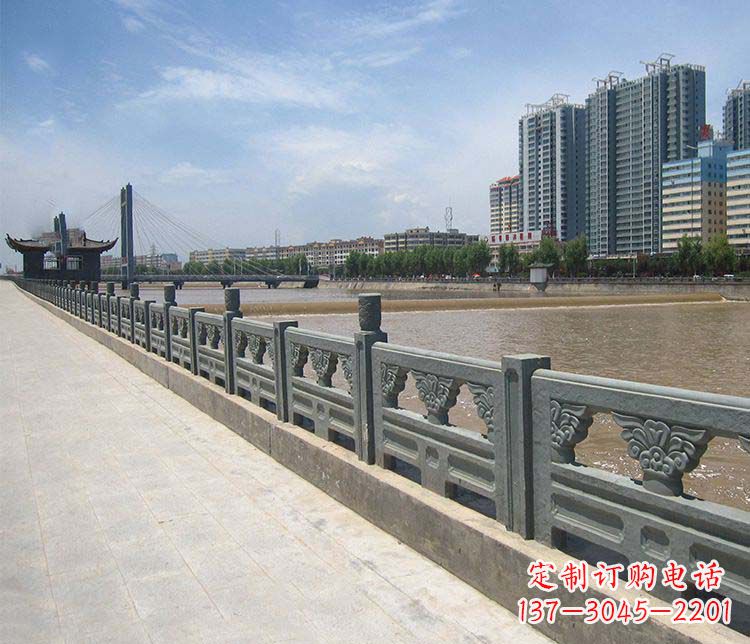 甘肃景区大理石栏板石雕