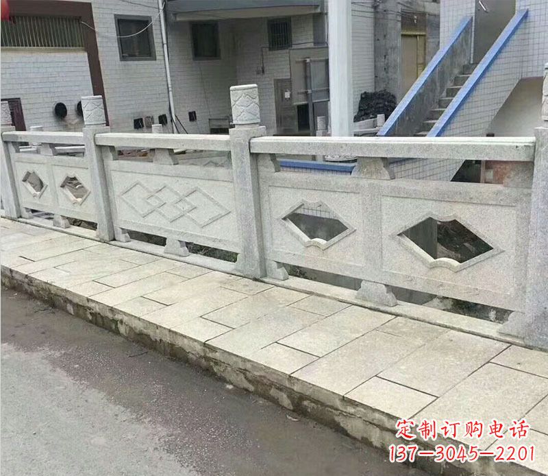 甘肃景区大理石栏板石雕_2