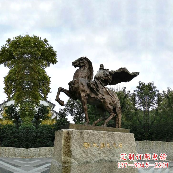 甘肃华夏文明领袖朱元璋铜雕塑