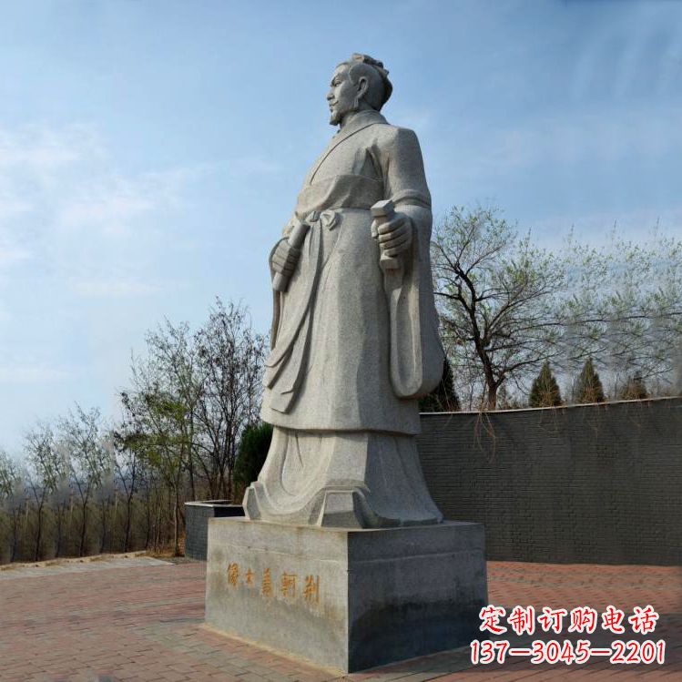 甘肃中国荆轲铜雕塑,给景区广场趣味增添历史感