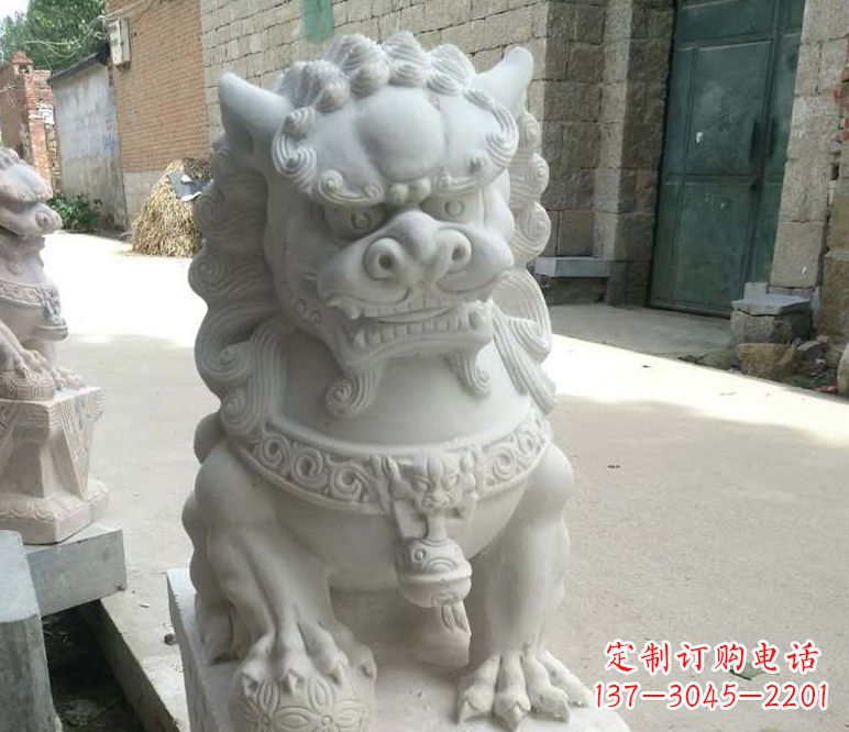 甘肃南方石雕龙狮子——浓烈的中国风雕塑