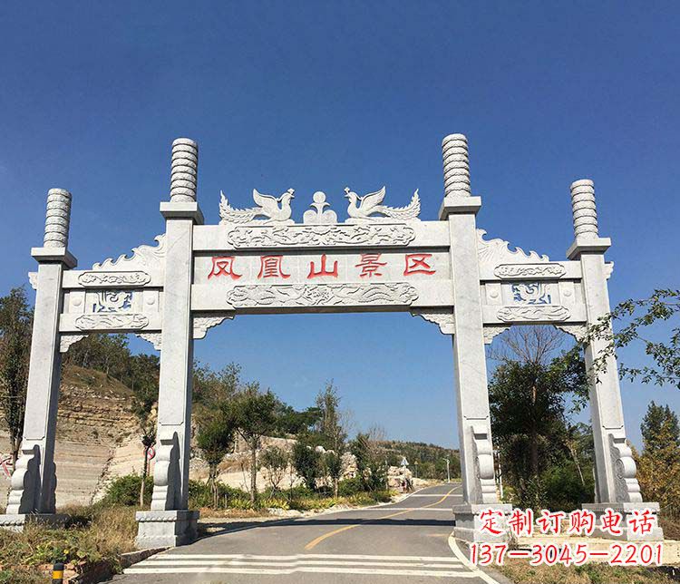 甘肃中领雕塑:高质量牌坊石雕