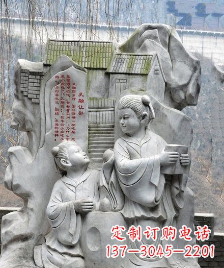 甘肃经典·孔融雕塑,一件艺术之作