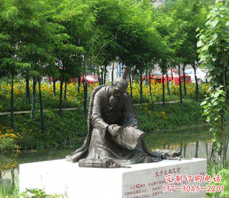 甘肃孔子雕塑,传承古代名人精神