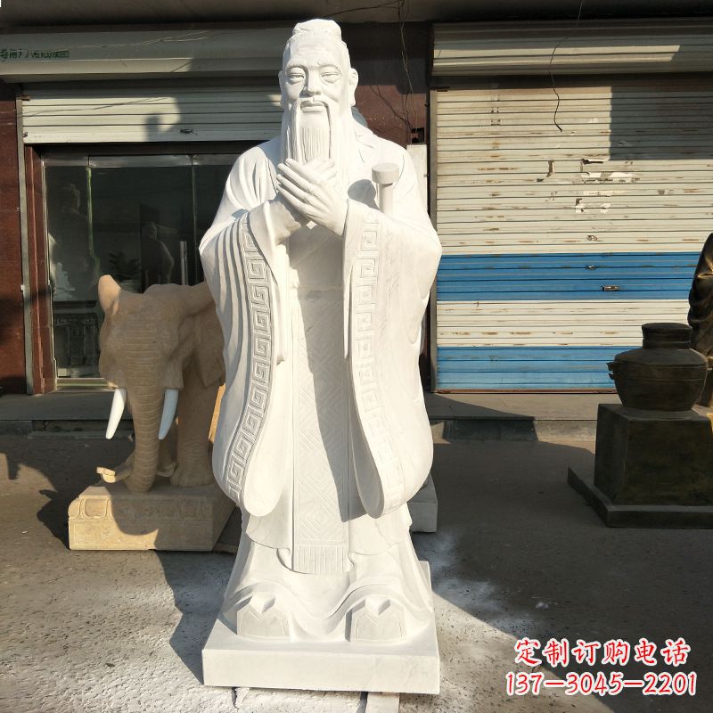 甘肃孔子浮雕像