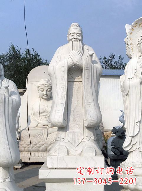 甘肃孔子故居的石雕