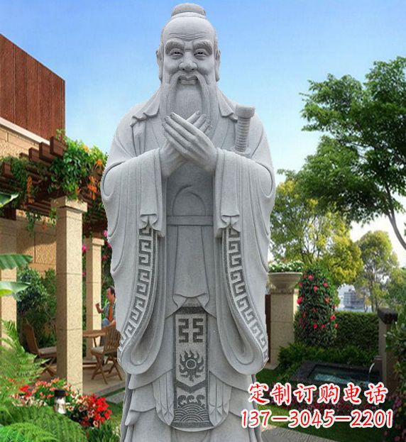 甘肃孔子平板铜雕刻