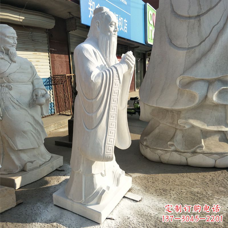 甘肃中领雕塑|传承传统,唯美的孔子雕塑