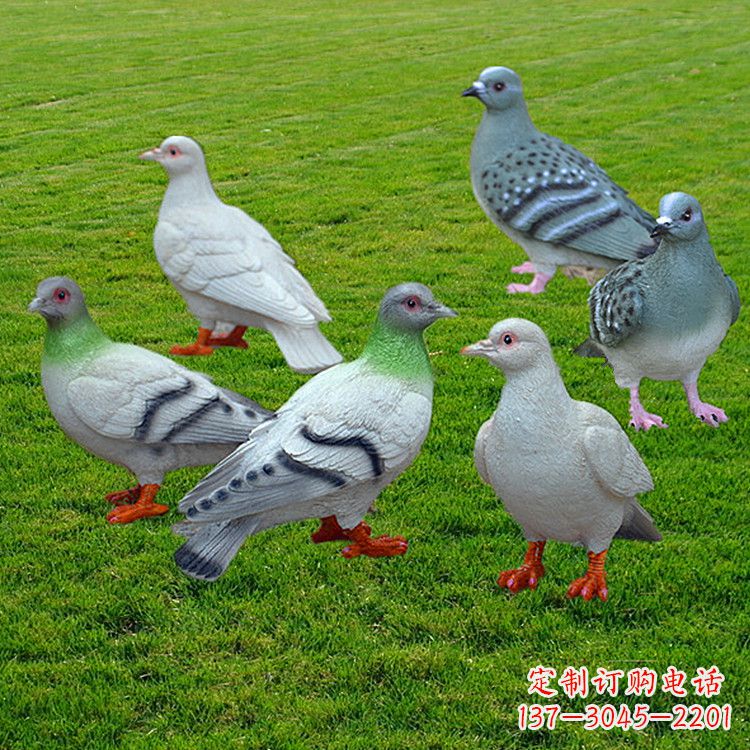甘肃兰州和平鸽雕塑