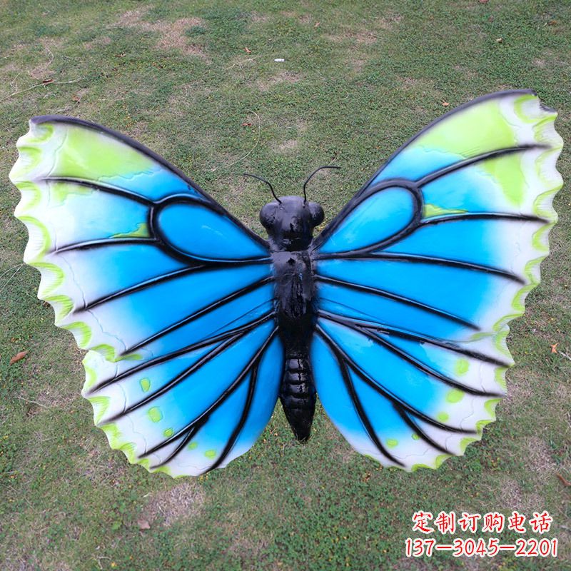 甘肃全新设计的蝴蝶雕塑仿真摆件