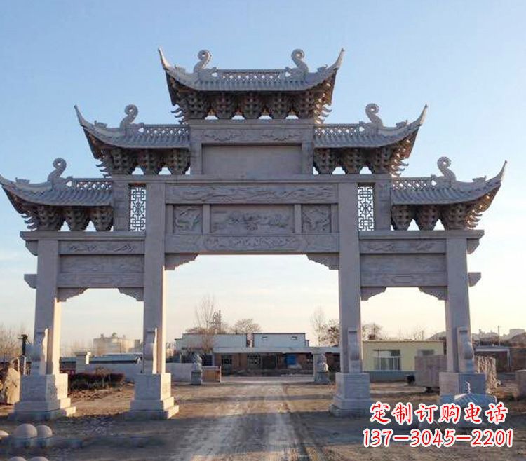 甘肃老石牌坊图片