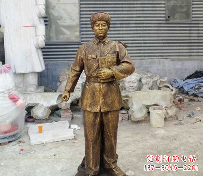 甘肃雷锋人物铜雕