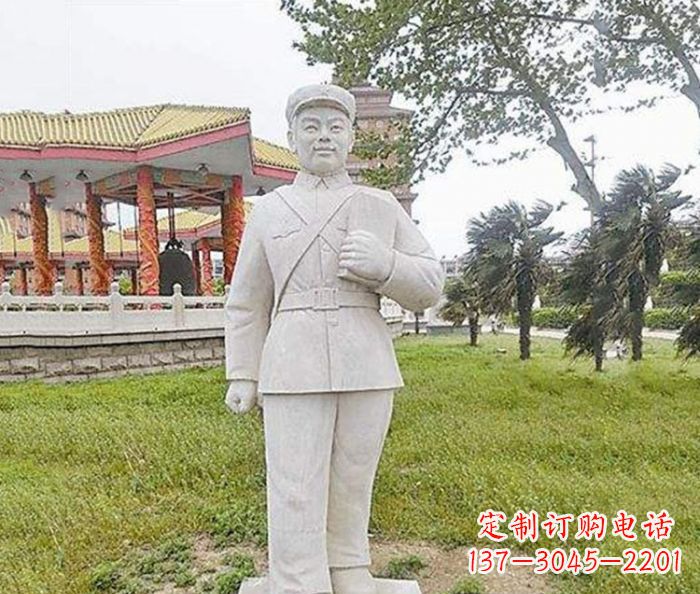 甘肃雷锋校园名人石雕