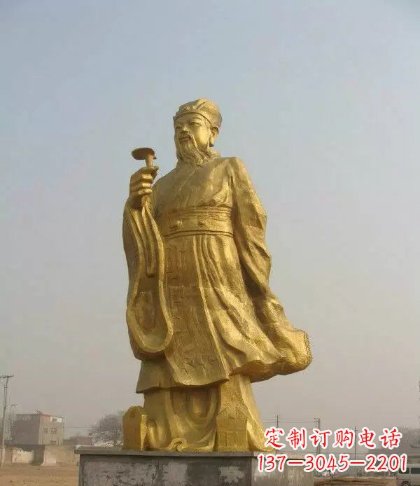 甘肃李时珍名医铜雕
