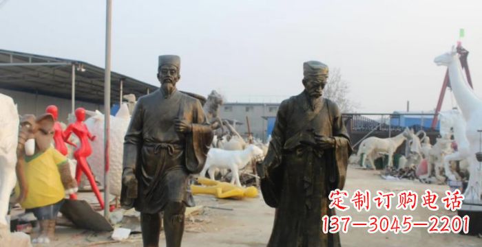 甘肃复兴古艺,海归精品—李时珍铜雕