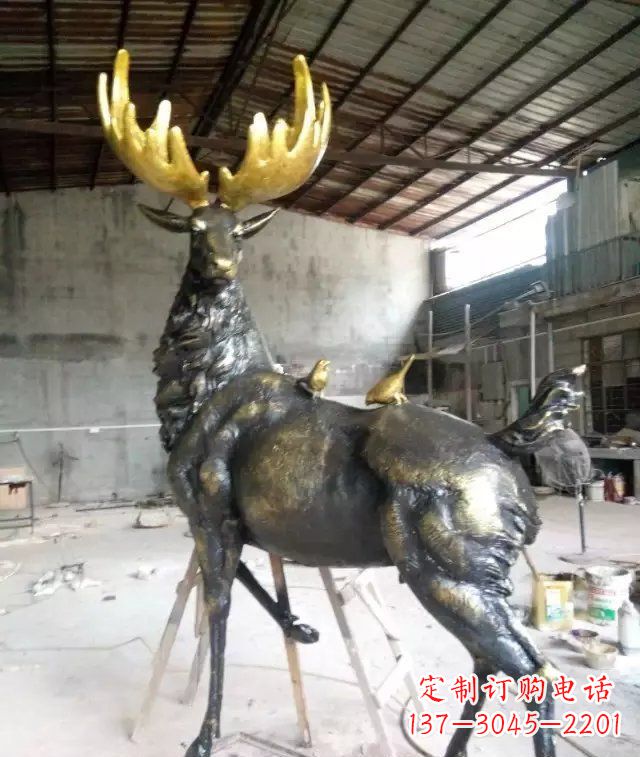 甘肃精美羚羊铜雕,打造您独一无二的家居装饰