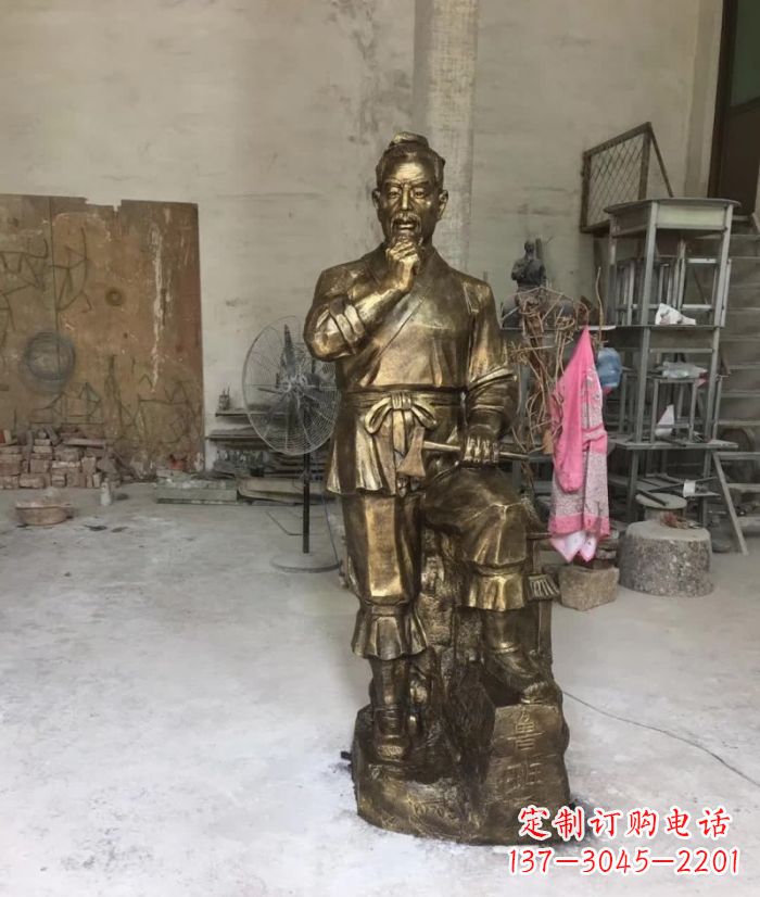 甘肃鲁班传世经典——铜雕塑
