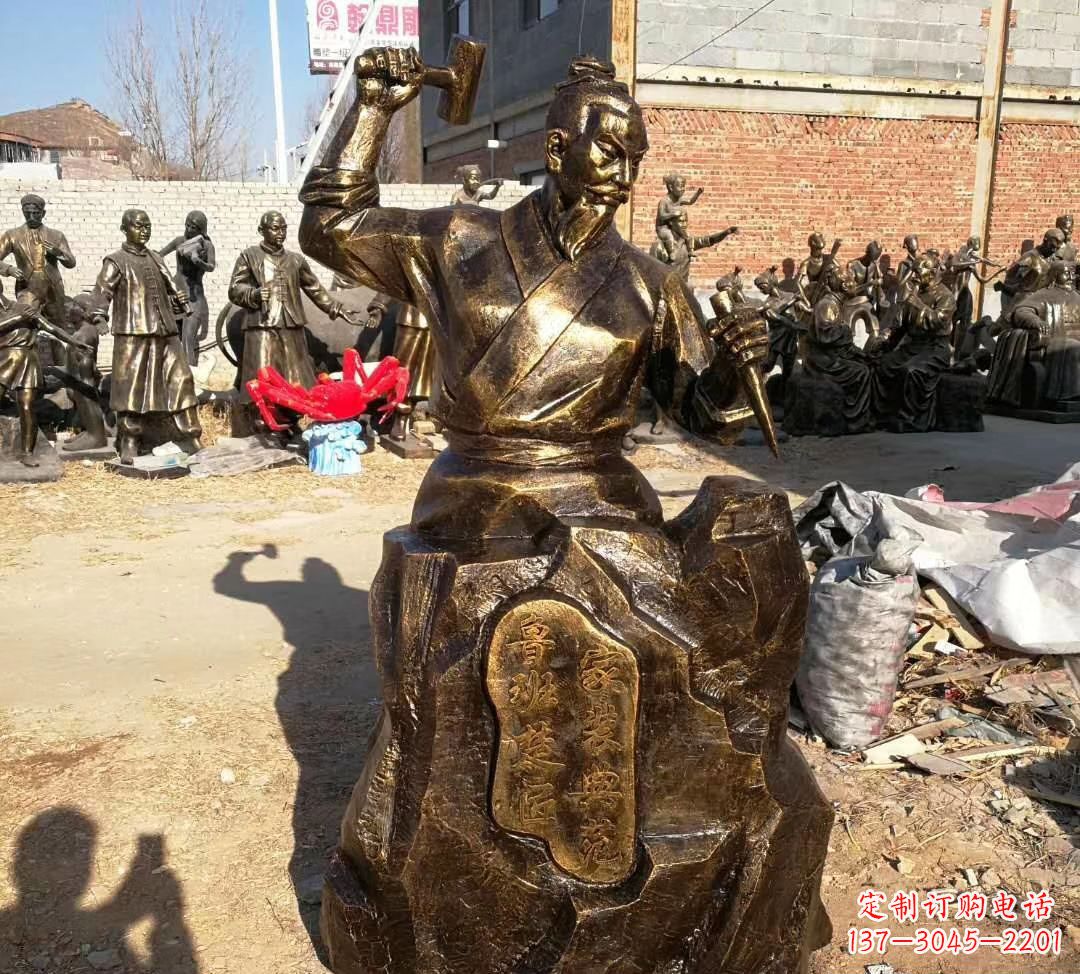甘肃珍贵的鲁班雕塑,永载史册