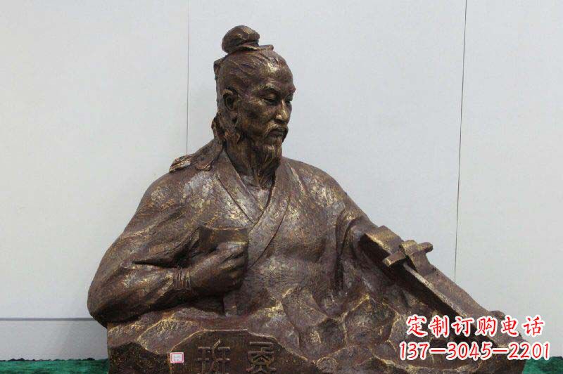 甘肃鲁班雕塑,古代名人铜雕定制