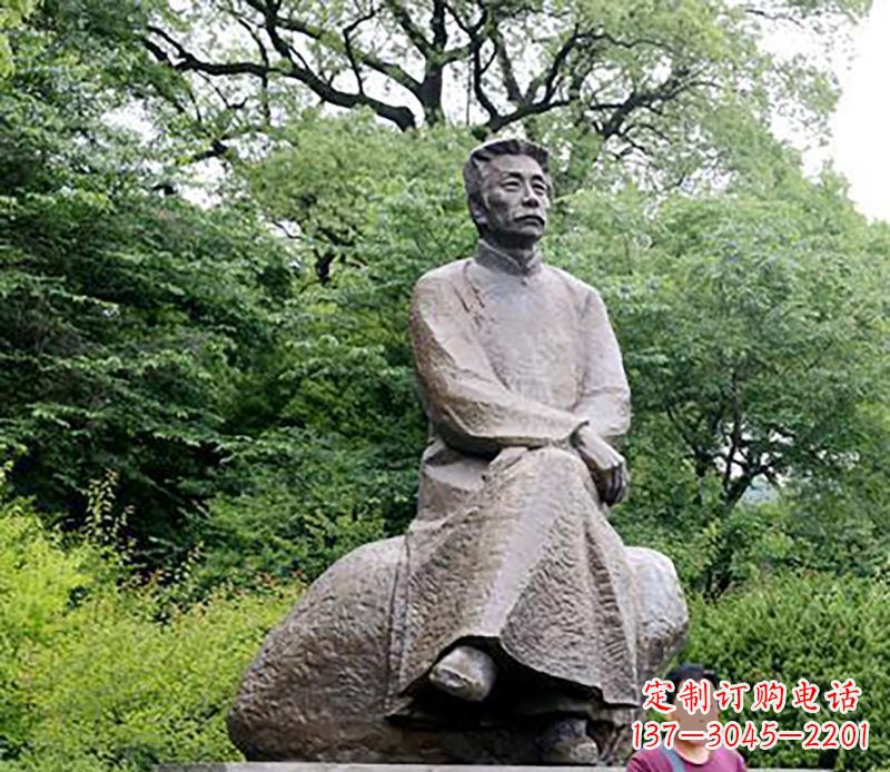甘肃倾情打造鲁迅公园手工雕塑