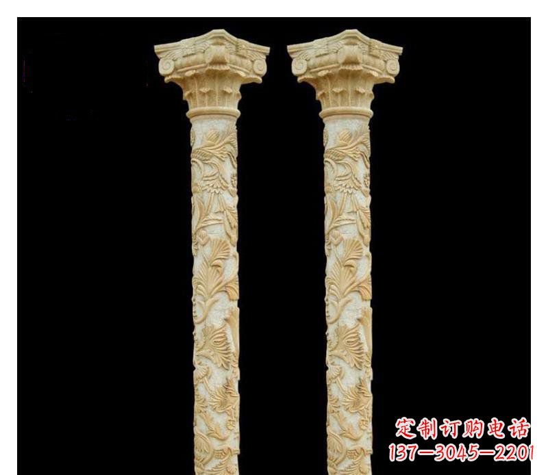 甘肃罗马风格砂岩马雕塑