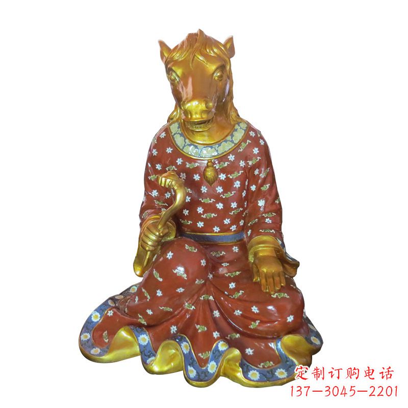 甘肃精心制作的生肖玻璃钢雕塑