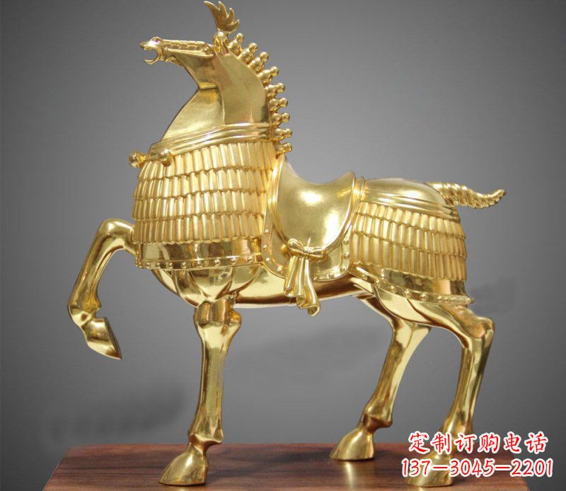 甘肃马公园动物铜雕让您的生活充满动态