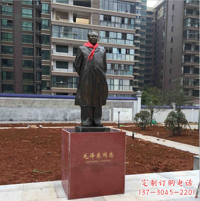 甘肃毛主席伟人铜雕,让传承历史文脉!