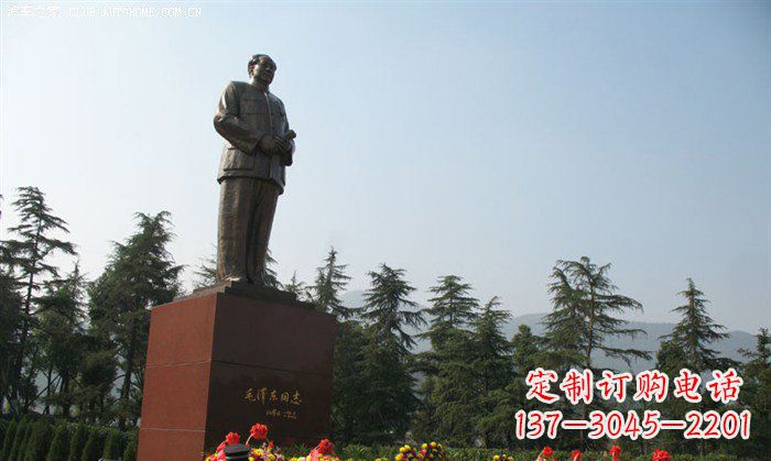 甘肃定制雕塑之毛主席铜雕