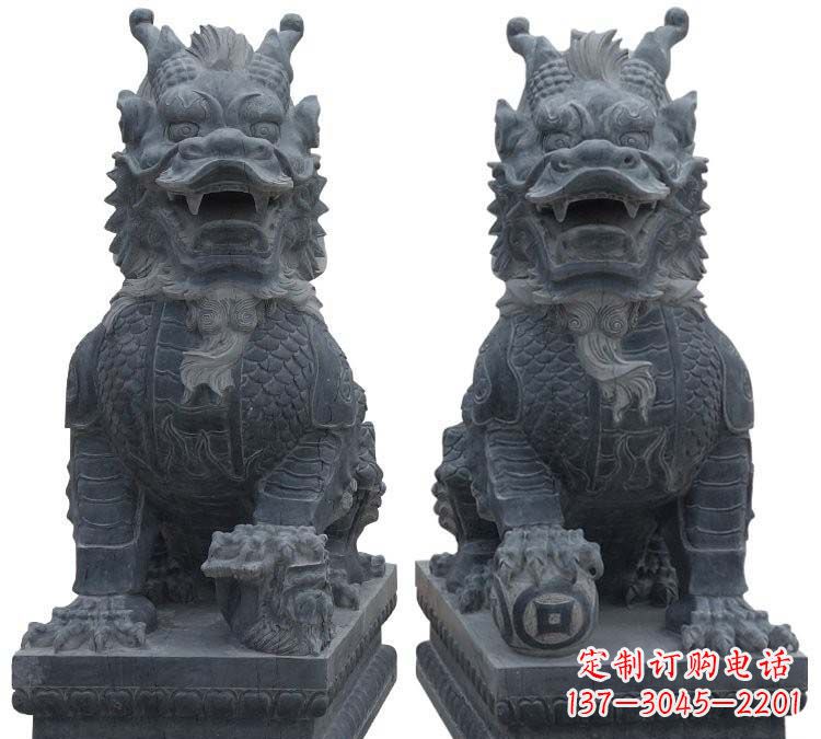 甘肃传统文化精灵--石雕麒麟