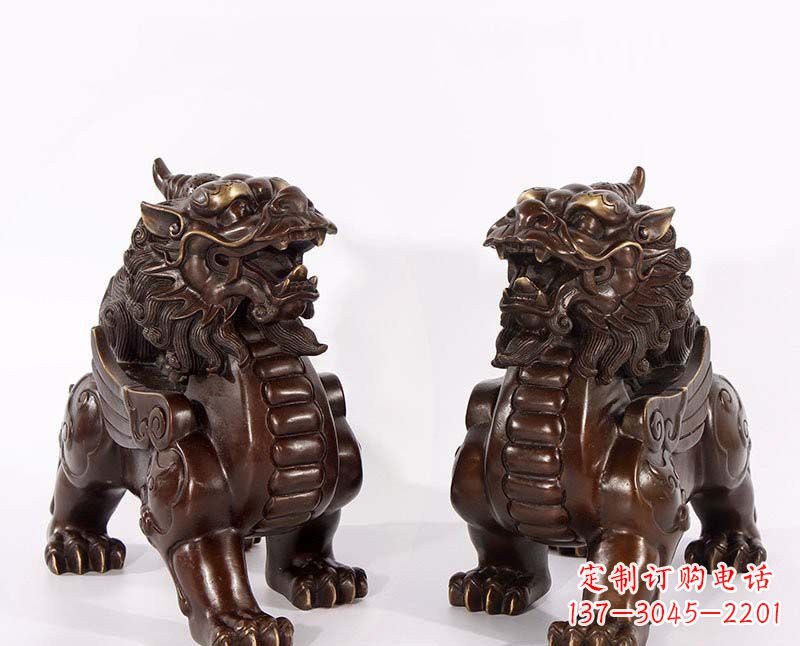 甘肃门口神兽貔貅铜雕