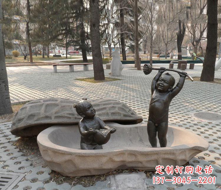 甘肃中领雕塑:拿莲蓬和石榴,让铜雕流传爱的美好