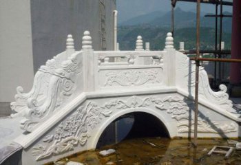 甘肃汉白玉庭院装饰石桥雕塑