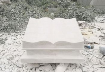 甘肃雕刻精美的书籍雕塑