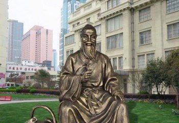 甘肃精美古典——华佗古代名人铜雕