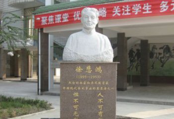 甘肃传承徐悲鸿精神，现代工艺展现艺术之美的徐悲鸿雕塑