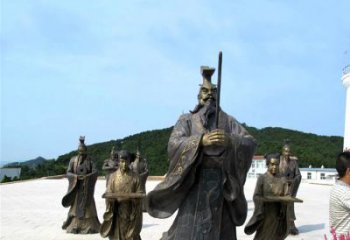 甘肃中领雕塑——汉武帝刘彻祭天情景雕塑