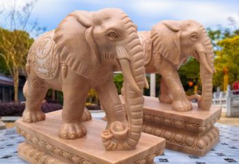 甘肃品质精美的酒店大象雕塑