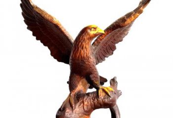 甘肃中领雕塑推出的老鹰展翅铜雕绝对是一件可以…