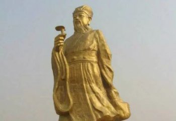 甘肃精美绝伦的李时珍铜雕