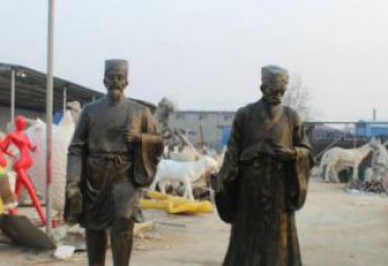 甘肃复兴古艺，海归精品—李时珍铜雕
