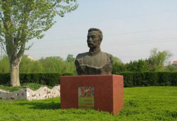 甘肃鲁迅胸像近代名人铜雕，荟萃中国精神精髓