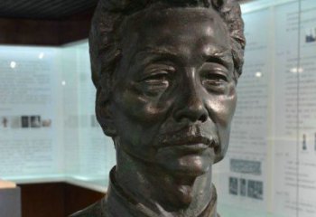 甘肃鲁迅名人铜雕雕塑—传承文化，永久纪念