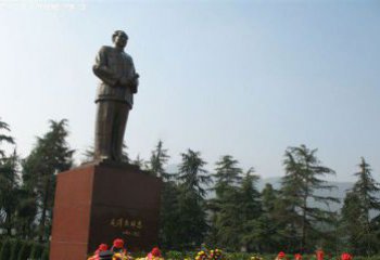 甘肃定制雕塑之毛主席铜雕