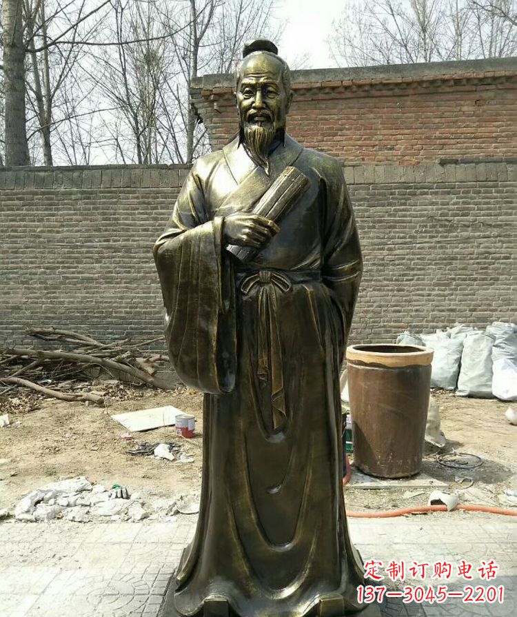 甘肃领雕塑:以张仲景铜雕为典范的传统工艺